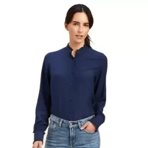 image of Ariat Womens Clarion Blouse Navy Large