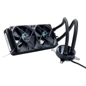 image of Fractal Design Celsius S24 Blackout 240mm All-in-One Liquid CPU Processor Cooler