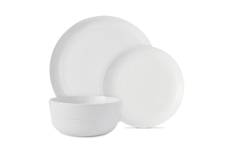 Image of Tower 12 Piece Dinnerware Set White