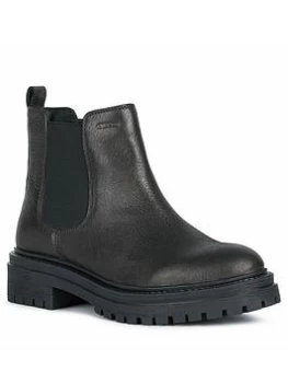 Image of Geox Iriea Metallic Leather Chelsea Boots - Bronze, Bronze, Size 7, Women