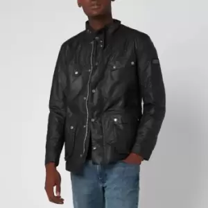 Image of Barbour International Mens Duke Wax Jacket - Sage - L