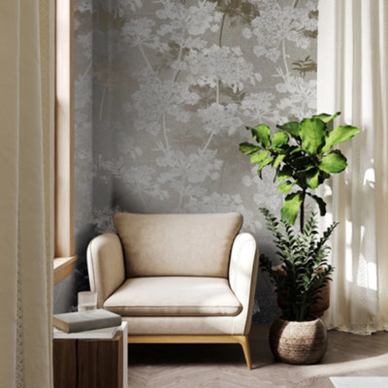 Image of Superfresco Meadow Natural Floral Wallpaper