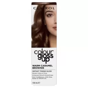 image of Clairol Colour Gloss Up Conditioner Warm Caramel Brownie