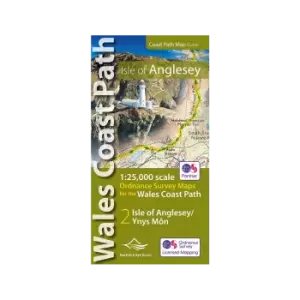 Image of Isle of Anglesey Coast Path Map - OS Map Books: Wales Coast Path