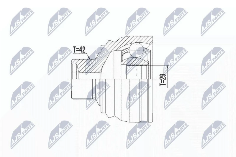 Image of NTY CV joint NTY NPZ-AU-056