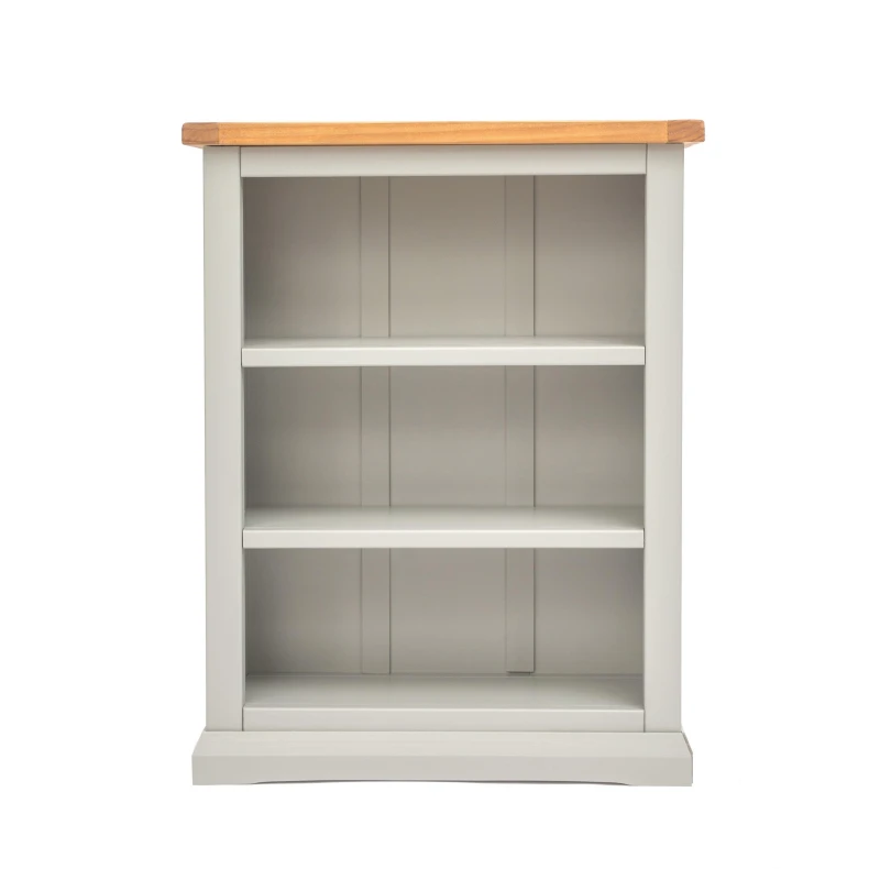 Image of Cabinet Bits Bookcase with Plinth 90x70x25cm in Light Grey Size: 90 x 70 x 25cm Light Grey Unisex 90 x 70 x 25 cm