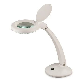 image of Magnifying - Integrated LED Magnifying Table Light White - Firstlight