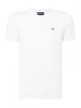 image of Mens Barbour 1894 Preston pocket t shirt White