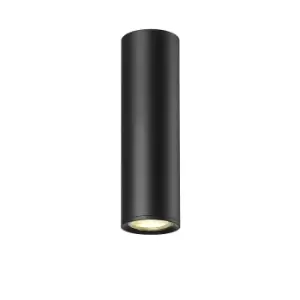 Image of Loya Small Surface Mounted Downlight, Matt Black, 1x GU10