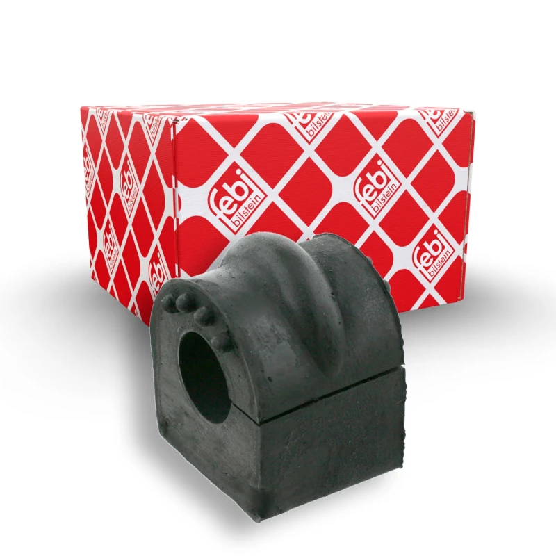 Image of FEBI BILSTEIN 01083 Stabilizer Bushes Rear Axle, Rubber Rubber Anti-roll Bar Bush Kit (1334)