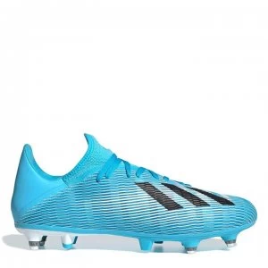 Image of adidas X 19.3 Football Boots Soft Ground - Cyan/Black