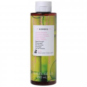 image of Korres Natural Cucumber Bamboo Shower Gel 250ml