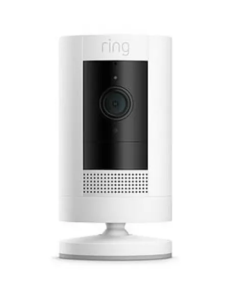 Image of Ring Stick Up Cam Battery (Gen 3) Smart Home Security Camera - White
