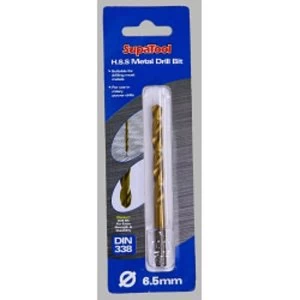 Image of SupaTool Titanium Coated HSS Drill Bits 6.5x101mm