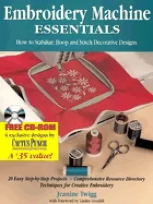 Image of embroidery machine essentials how to stabilize hoop and stitch decorative d