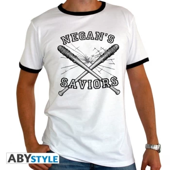 Image of The Walking Dead - Negans Saviors Mens Large T-Shirt - White