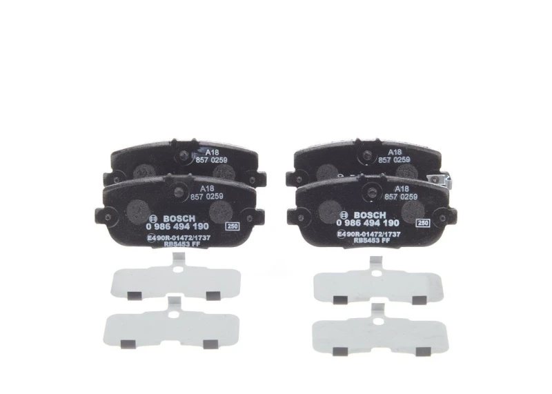 Image of Brake pad set Bosch 0 986 494 190