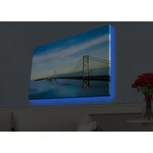 Image of 4570HDACT-030 Multicolor Decorative LED Lighted Canvas Painting