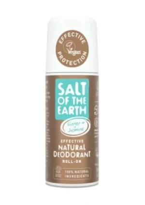 image of Salt of the Earth Ginger and Jasmine Roll On Deodorant 75ml