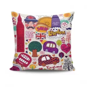 Image of NKRLNT-115 Multicolor Cushion