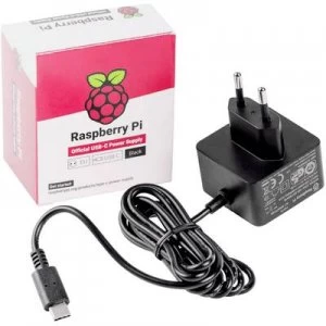 Image of Raspberry Pi Mains PSU (fixed voltage) Compatible with: Raspberry Pi Max. output current 3000 mA 1 x USB-C plug
