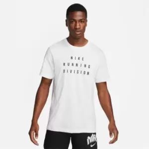 Image of Nike Dri-FIT Run Division Mens Running T-Shirt - White