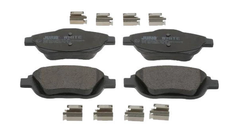 Image of JURID 573264JC Brake pad set not prepared for wear warning indicator, PREMIER Ceramic Brake Pad Set,disc brake (402)