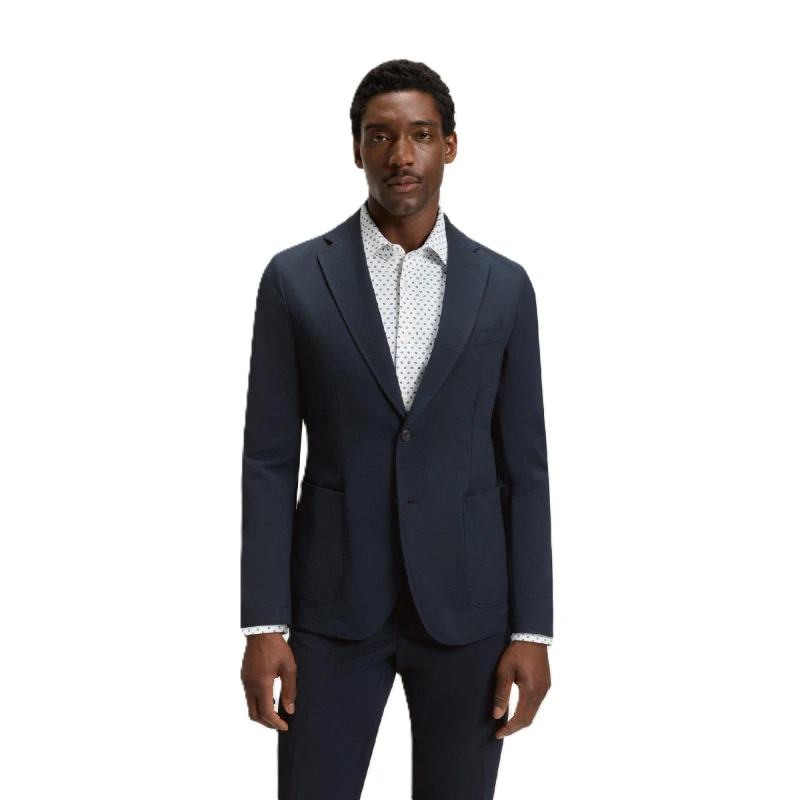 Image of Boss Mens Blazer Blazers 38 (48) Blue 60543718385