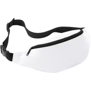 Image of Adjustable Belt Bag (2.5 Litres) (One Size) (White) - Bagbase