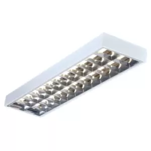 Image of KnightsBridge IP20 2x36W 4ft T8 Surface Mounted Emergency Fluorescent Fitting