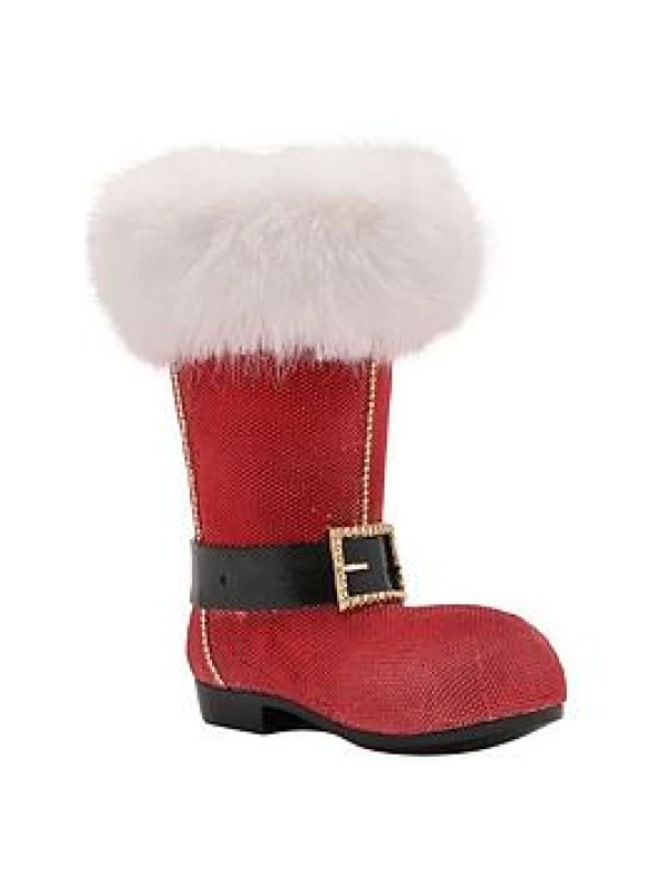 Image of Fur Boot Wine Bottle Holder XM12065