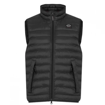 image of Paul And Shark Sport Paul And Shark Sport Padded Gilet - Black 011