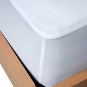 Image of Panda Bamboo Mattress Protector White