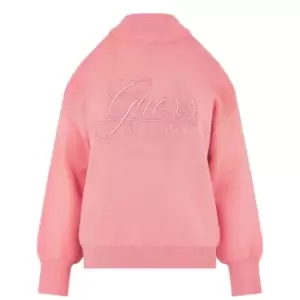 Image of Guess Cut Out Sweater - Pink