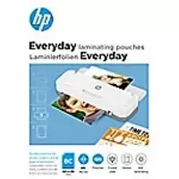 HP Everyday Laminating Pouch Business Card & Credit Card Glossy 80 microns (2 x 80) Transparent Pack of 100