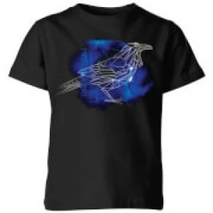 Image of Harry Potter Ravenclaw Geometric Kids T-Shirt - Black - 11-12 Years