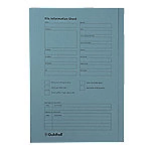 Image of Guildhall Square Cut Folder 211/1200Z Blue 50 Pieces