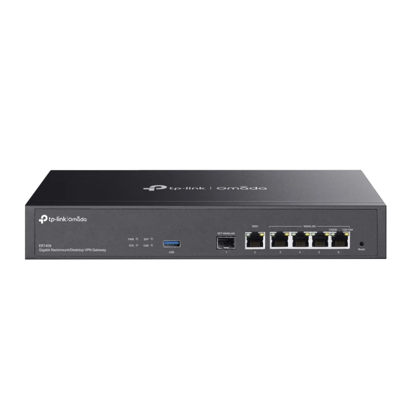 Image of TP Link ER7406 wired Router Gigabit Ethernet Black