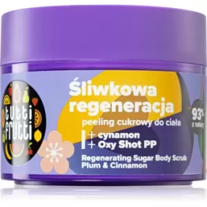 image of Farmona Tutti Frutti Plum & Cinnamon Renewing Sugar Scrub for Body 300 g