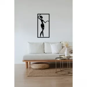 Image of Afrikal? K?zlar_1 Black Decorative Metal Wall Accessory