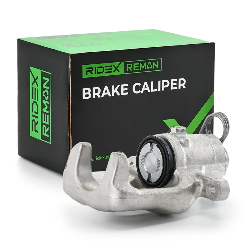 Image of RIDEX REMAN 78B1385R Brake caliper Rear Axle Right, with holding frame Aluminium Brake Caliper (78)