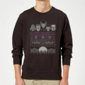 image of Universal Monsters I Prefer Halloween Sweatshirt - Black