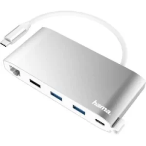Image of Hama 00200111 USB-C laptop docking station Compatible with: Universal Charging function, USB-C powerd