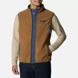 Image of Columbia Helvetia Logo-Detailed Sherpa Vest - L