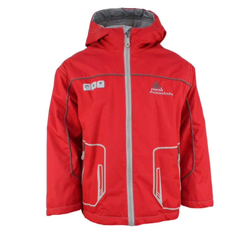 Image of Peak Mountain Children's ski jacket Peak Mountain Eklato-Rouge Rouge Male 5 ans EKLATO/ROUGE