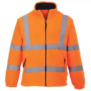 Image of Portwest - F300ORRL - sz L Hi-Vis Mesh Lined Fleece - Orange - Orange