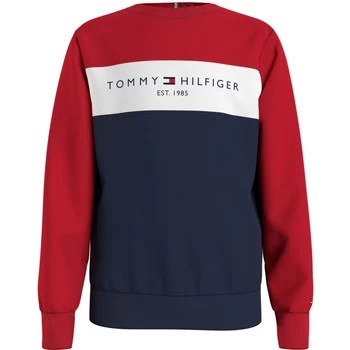 image of Tommy Hilfiger KB0KB06596-0SM boys's Childrens sweatshirt in Multicolour - Sizes 8 years,10 years,12 years,14 years,16 years