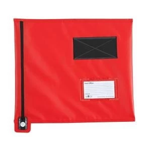 image of Flat Mail Pouch A4 355mm x 386mm Red FP8R