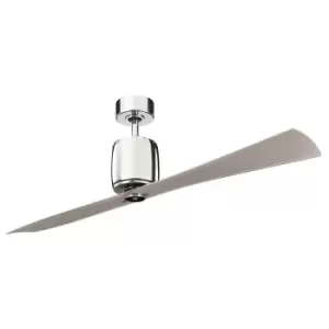 Image of Elstead Lighting Ferron 60" Fan - Polished Nickel