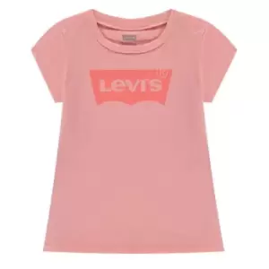Image of Levis 1st Batwing Logo T Shirt - Pink